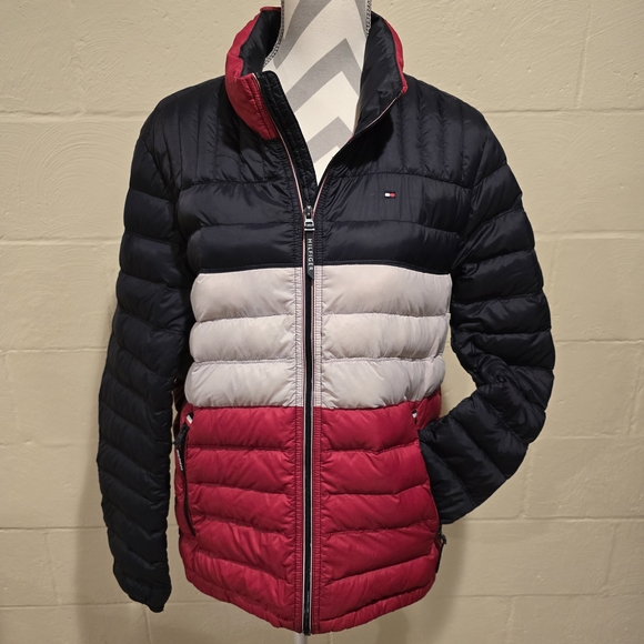 Tommy Hilfiger Men's Packable Natural Down Puffer Jacket Size Medium. - Picture 1 of 14